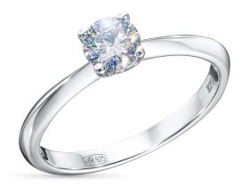 Кольцо из белого золота э4712кц04203099