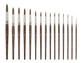 Кисть синтетика №4 круглая Pinax "MANGUSTA"