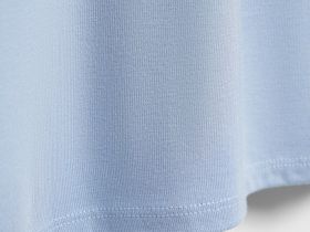 Приталенная футболка в рубчик, Голубой