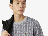 Мужская жаккардовая футболка Lacoste
