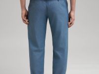 Брюки полуприлегающего кроя со льном