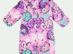 Комбинезон детский текстильный с полиуретановым покрытием для девочек