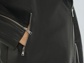 Куртка-косуха из искусственной кожи, Коричневый