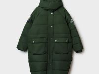 Пальто текстильное с полиуретановым покрытием для девочек