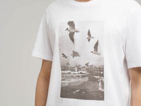 Футболка прямого кроя из джерси