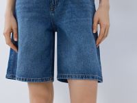 Шорты-бермуды со средней посадкой, Синий