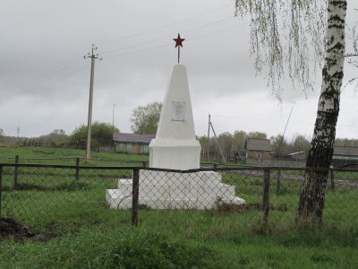 Памятник на братской могиле партизан, расстрелянных колчаковцами
