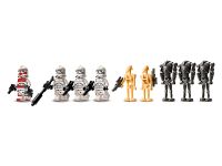 Star Wars 75372 Конструктор Боевой набор солдат-клонов и боевых дроидов