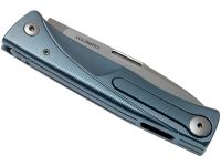 Складной нож LionSteel Thrill, сталь M390, рукоять Blue titanium