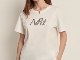 Футболка прямого силуэта с принтом