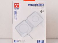 Зарядное устройство TGVIS D21 Dual Magnetic Wireless Charger 15W (белый)