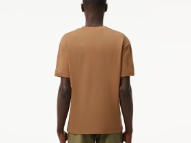 Мужская хлопковая футболка Lacoste с коротким рукавом