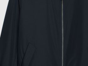 Утеплённый бомбер, Синий