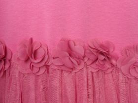 Комплект трикотажный для девочек: платье, брюки (легинсы)