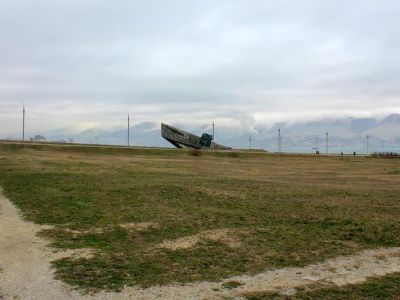 Памятное место высадки морского десанта 4 февраля 1943 г. на «Малой земле». На этом месте установлена стела