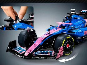 C64012W Конструктор Гоночный болид BWT Alpine Formula One Team A525 1:8