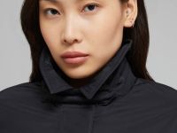 Утепленная куртка с отложным воротником