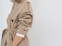 Длинный тренч, Бежевый