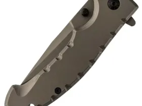 Складной полуавтоматический нож DA78, сталь 65Х13, рукоять сталь