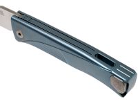 Складной нож LionSteel Thrill, сталь M390, рукоять Blue titanium