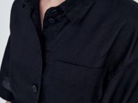 Рубашка изо льна с коротким рукавом