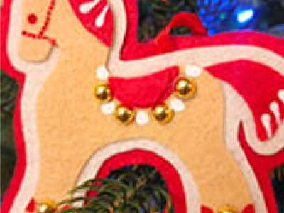 Елочная игрушка "Конек-огонек". Музейное занятие