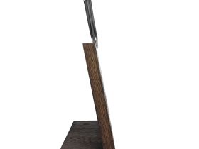 Подставка для ножей магнитная Woodinhome KS002LSOB, дуб, коричневый