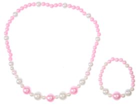 Комплект: бусы, браслет