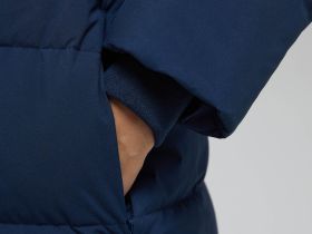 Длинный пуховик с натуральным пухом