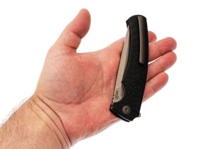 Складной нож TuoTown Utes, сталь T10S, рукоять G10/Carbon Fiber