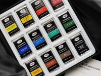 Набор акварели Гамма "Старый мастер" 12 цв, кюветы в картонной уп