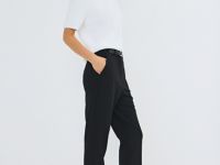 Зауженные книзу брюки, Черный