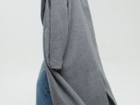 Двубортное пальто с отложным воротником