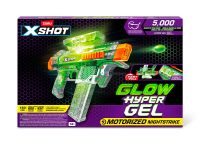 36782 Игровой набор Zuru X-Shot HYPERGEL «GLOW IN THE DARK Найтстрайкер»
