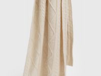 Вязаный шарф, Бежевый