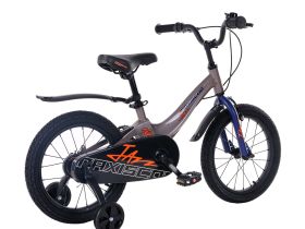 Детский велосипед Maxiscoo Jazz Стандарт Плюс 16, год 2024, цвет Синий