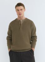 Джемпер из текстурной пряжи, Бежевый