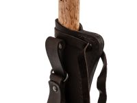 Охотничий нож Северный Соболь, сталь Х12МФ, окованный дол, рукоять карельская береза