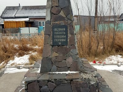 Памятник партизанам Шуляпину и Бородину