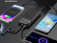 Внешний аккумулятор Deppa NRG Turbo V4C 20000mAh 22.5W/LED дисплей (33689) (черный)