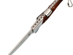 Складной нож Витязь "Перочинный", сталь 65х13, рукоять сталь/дерево