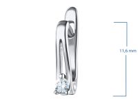 Серьги из серебра с бриллиантами э0601сг05156800