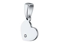 Подвеска из белого золота с бриллиантом э0901пд01182600