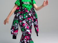 Комбинезон текстильный с полиуретановым покрытием для девочек