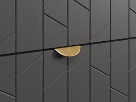 Комод Монблан 185x76 Грань Графитовый