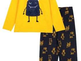 Комплект трикотажный для мальчиков: фуфайка (футболка с длинными рукавами), брюки