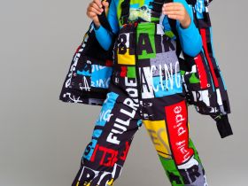 Комплект текстильный с полиуретановым покрытием для мальчиков: куртка, полукомбинезон