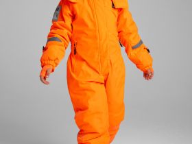 Комбинезон текстильный с полиуретановым покрытием для девочек