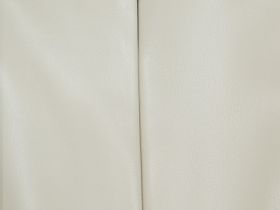 Прямая юбка миди из искусственной кожи, Бежевый