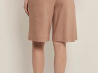 Шорты-бермуды с добавлением льна